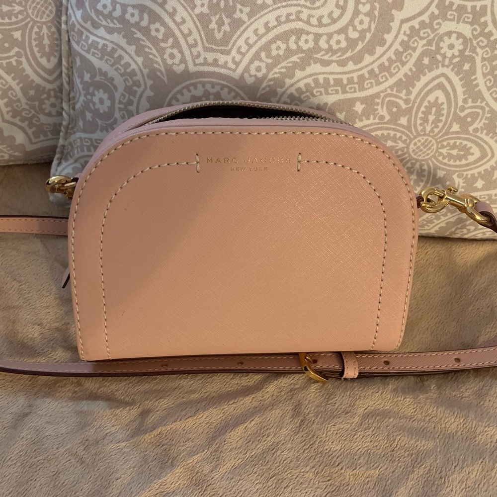 Blush Pink crossbody purse.